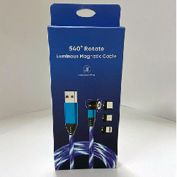 540° Rotate Luminous Magnetic Cable